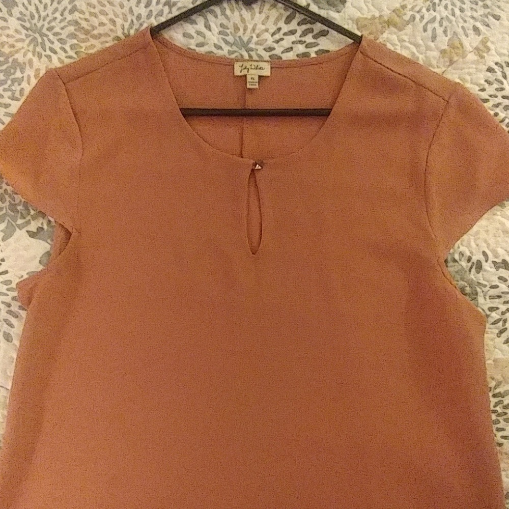Polyester Blouse - Peach color